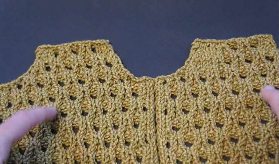Double YO lace