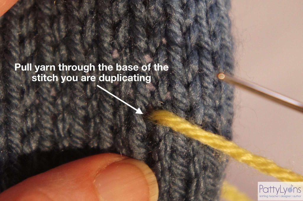 Swiss Darning Start