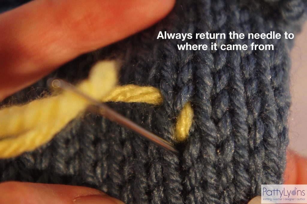 Swiss Darning Duplicate Stitch