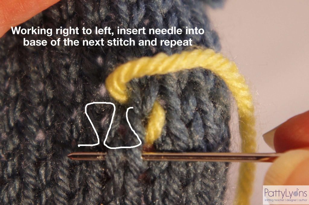 Swiss Darning Duplicate Stitch