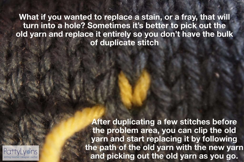 Swiss Darning Duplicate Stitch