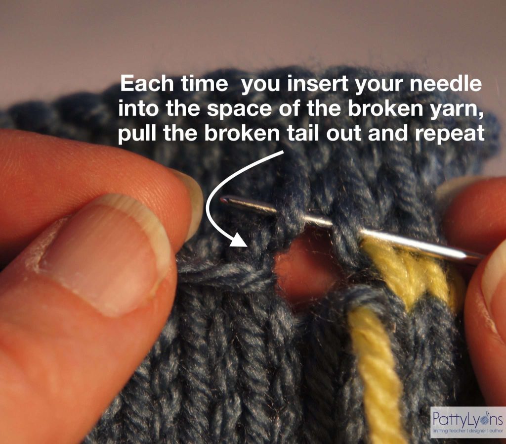 Swiss Darning Repair