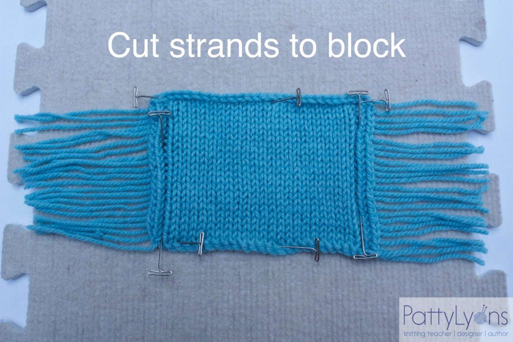 gauge swatch in round