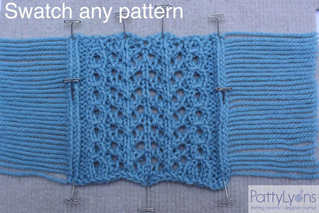Gauge swatch in the round