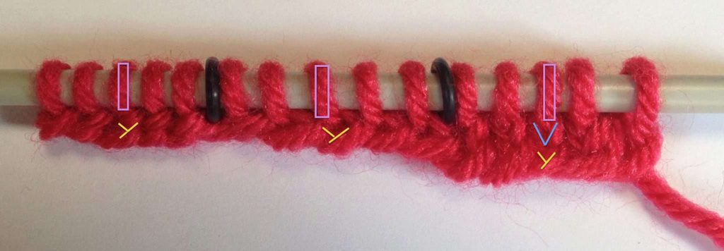 2) Purl one row